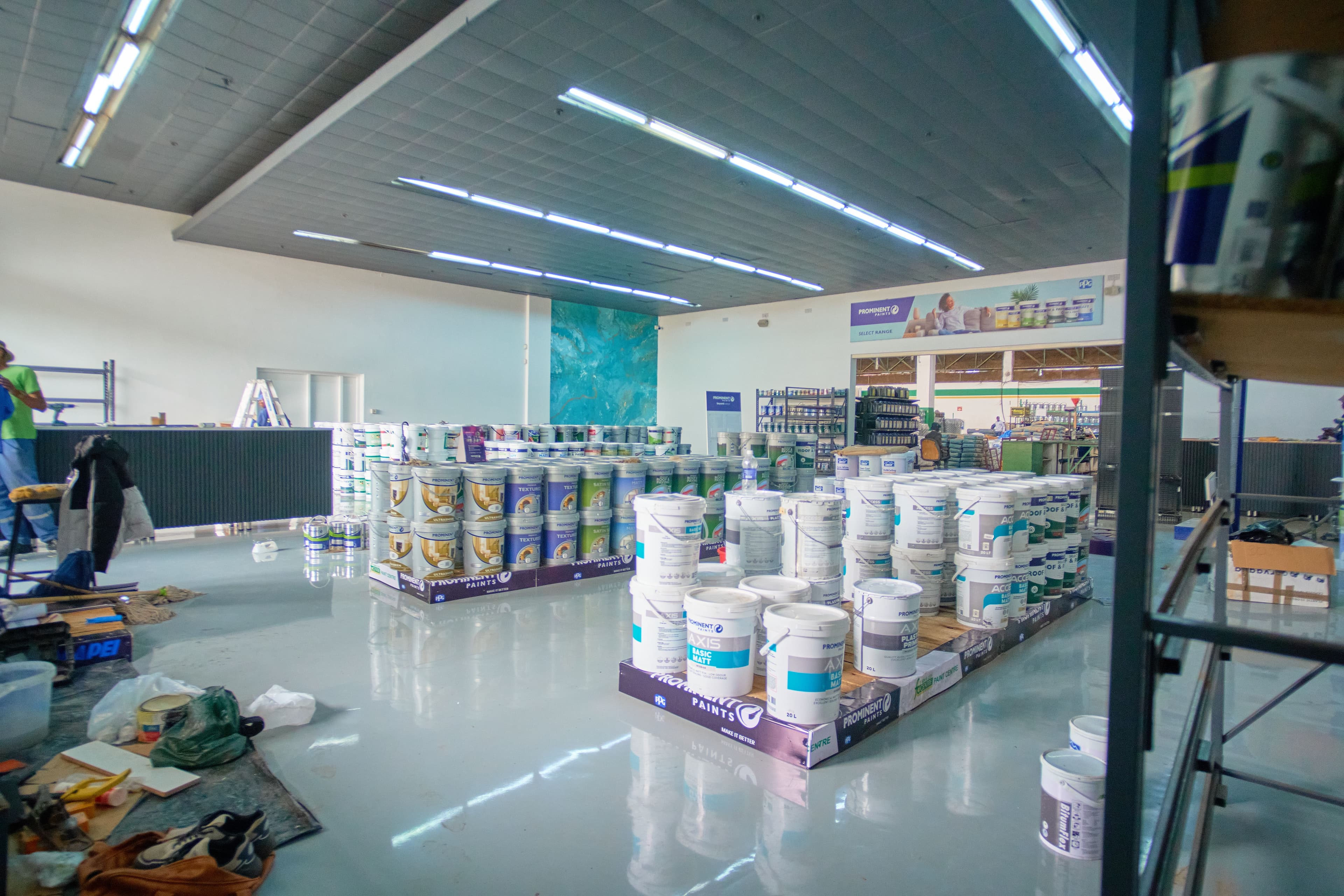 Protective coating applied on site